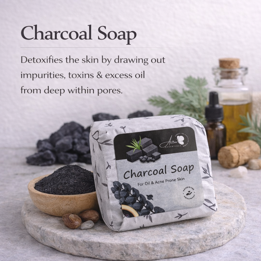 Activated Charcoal Detox Soap – Deep Pore Cleansing Skin Care Bar