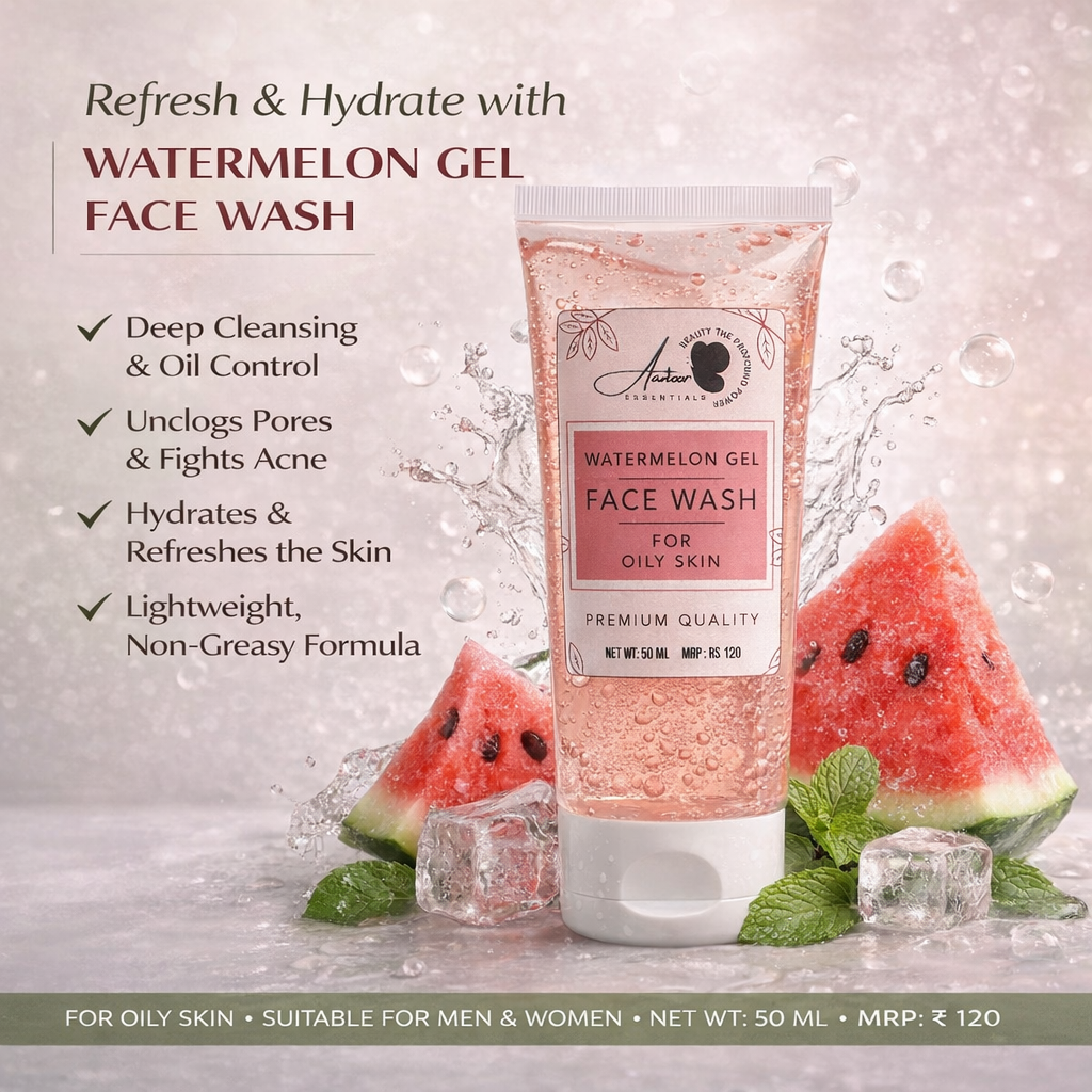 Aanoor Essentials Watermelon Gel Face Wash