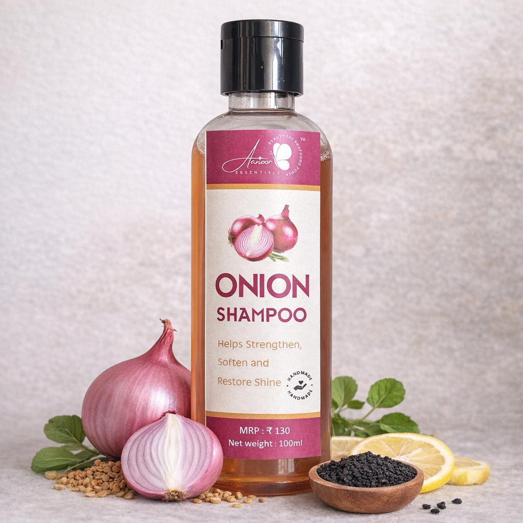 Aanoor Essentials Onion Shampoo – Anti Hair Fall & Growth Booster
