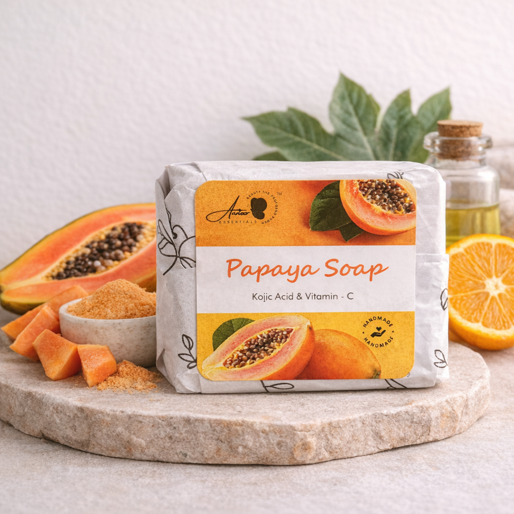 Papaya Herbal Soap – Brightening & Exfoliating Skin Care Bar