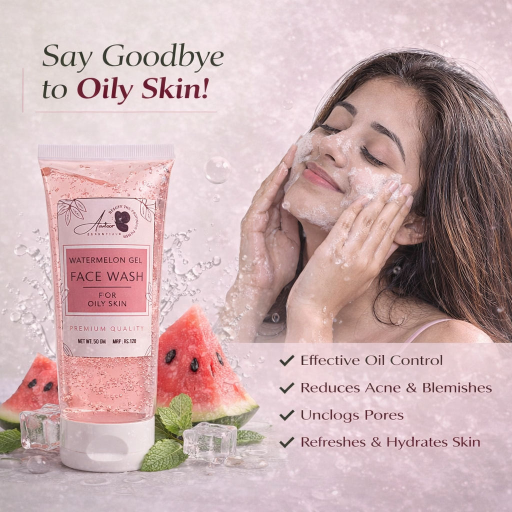 Aanoor Essentials Watermelon Gel Face Wash