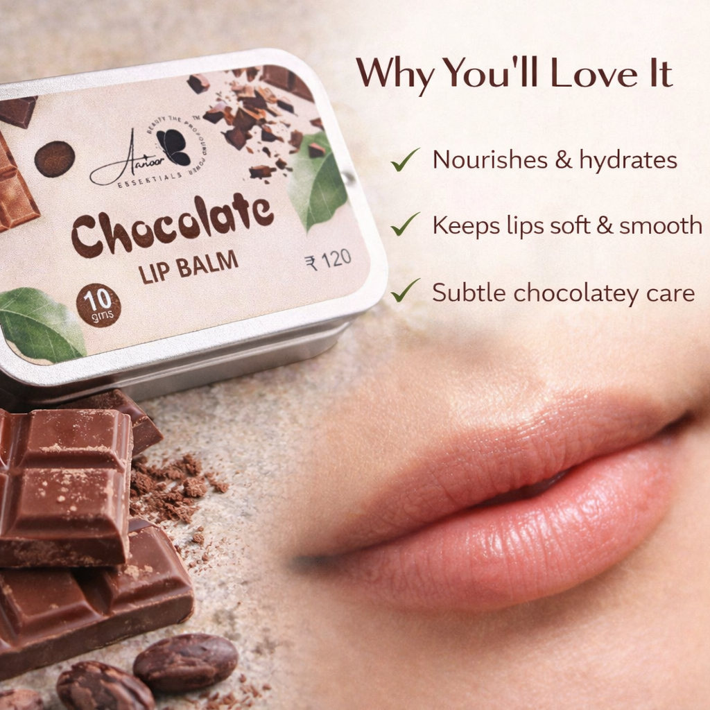 Aanoor Essentials Handmade Chocolate Lip Balm