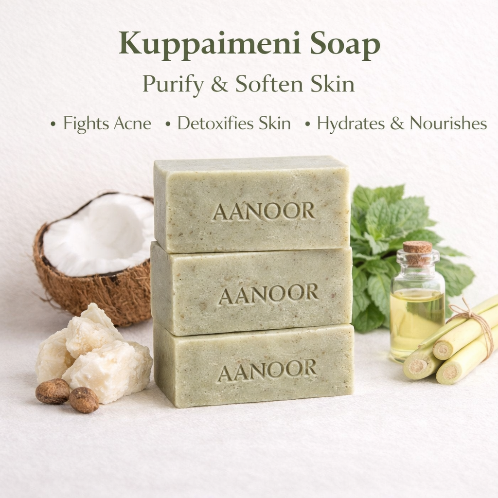 Kuppameni Herbal Soap – Natural Acne & Skin Care Bar
