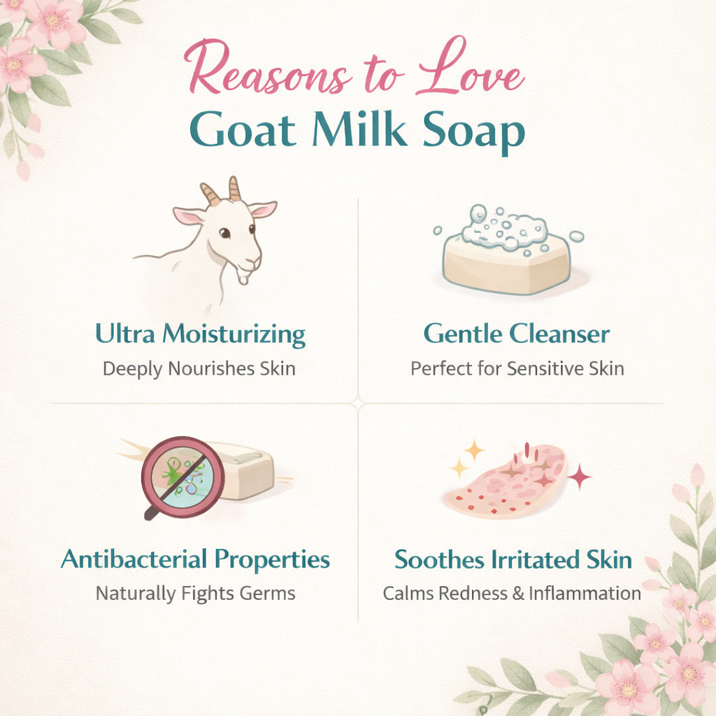 Premium Goat Milk Soap – Deeply Hydrating & Soothing Skin Care Bar