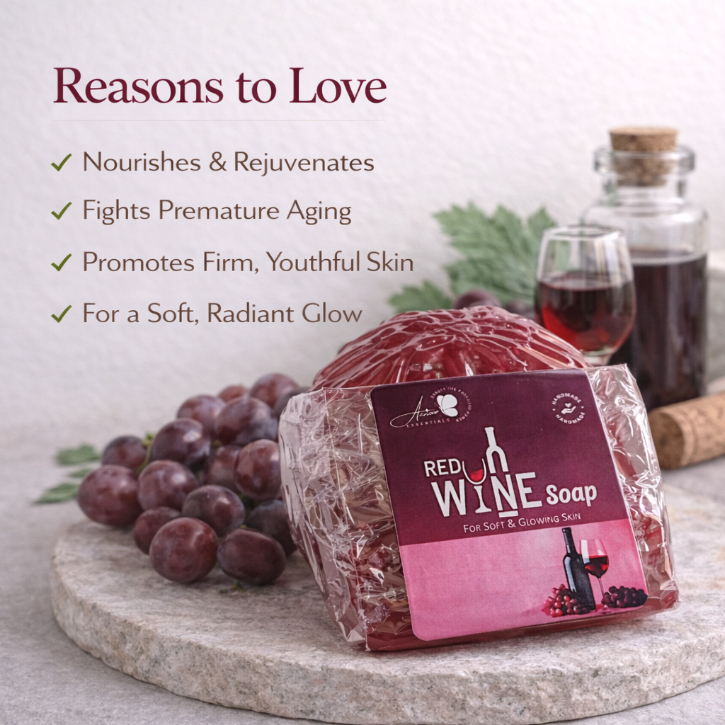 Red Wine Luxury Soap – Antioxidant-Rich Rejuvenating Skin Care Bar